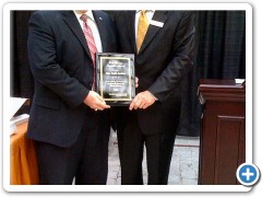 Representative Kevin Ambler Receives Florida Chiropractic Association 2009 D.I. Rainey Award