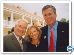 Kevin and Mindy Ambler with Jeb Bush