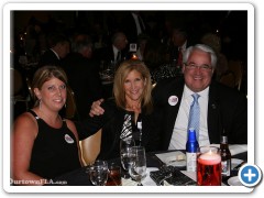 Kevin and Mindy Ambler with Susan Small - Campaign Volunteer Coordinator at the Pasco Reagan Day Dinner